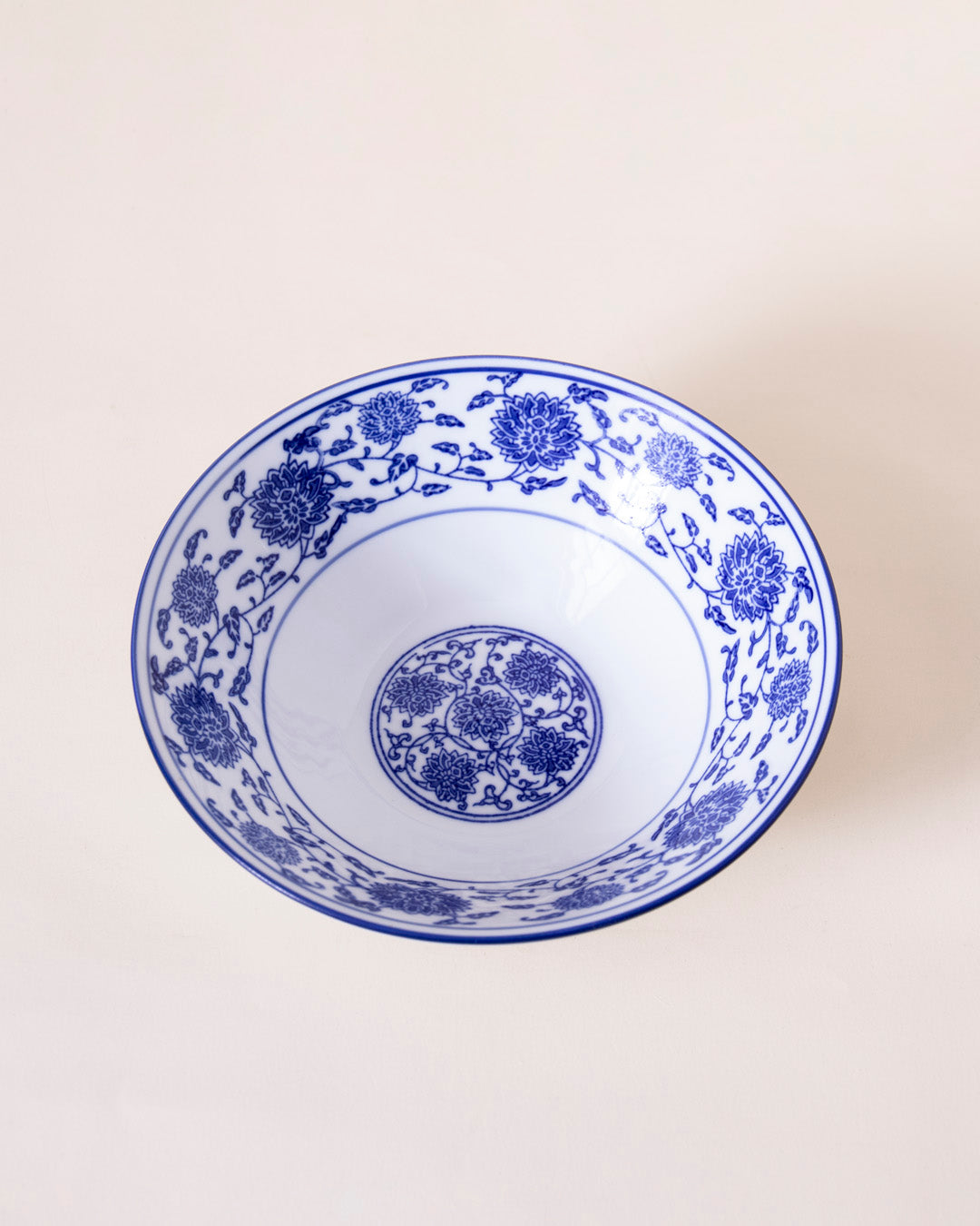 Vintage Blue & White Serving Bowl - Small