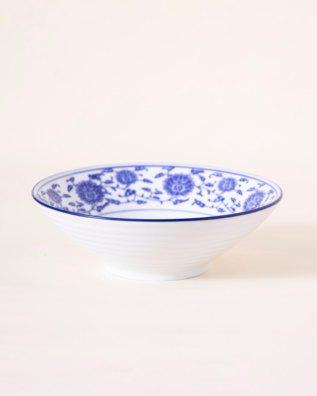 Vintage Blue & White Serving Bowl - Small