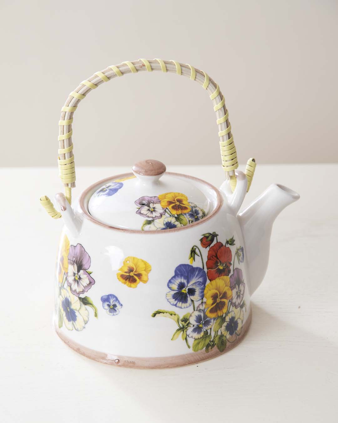 Botanical Paradise Ceramic Tea Kettle - The Decor Kart