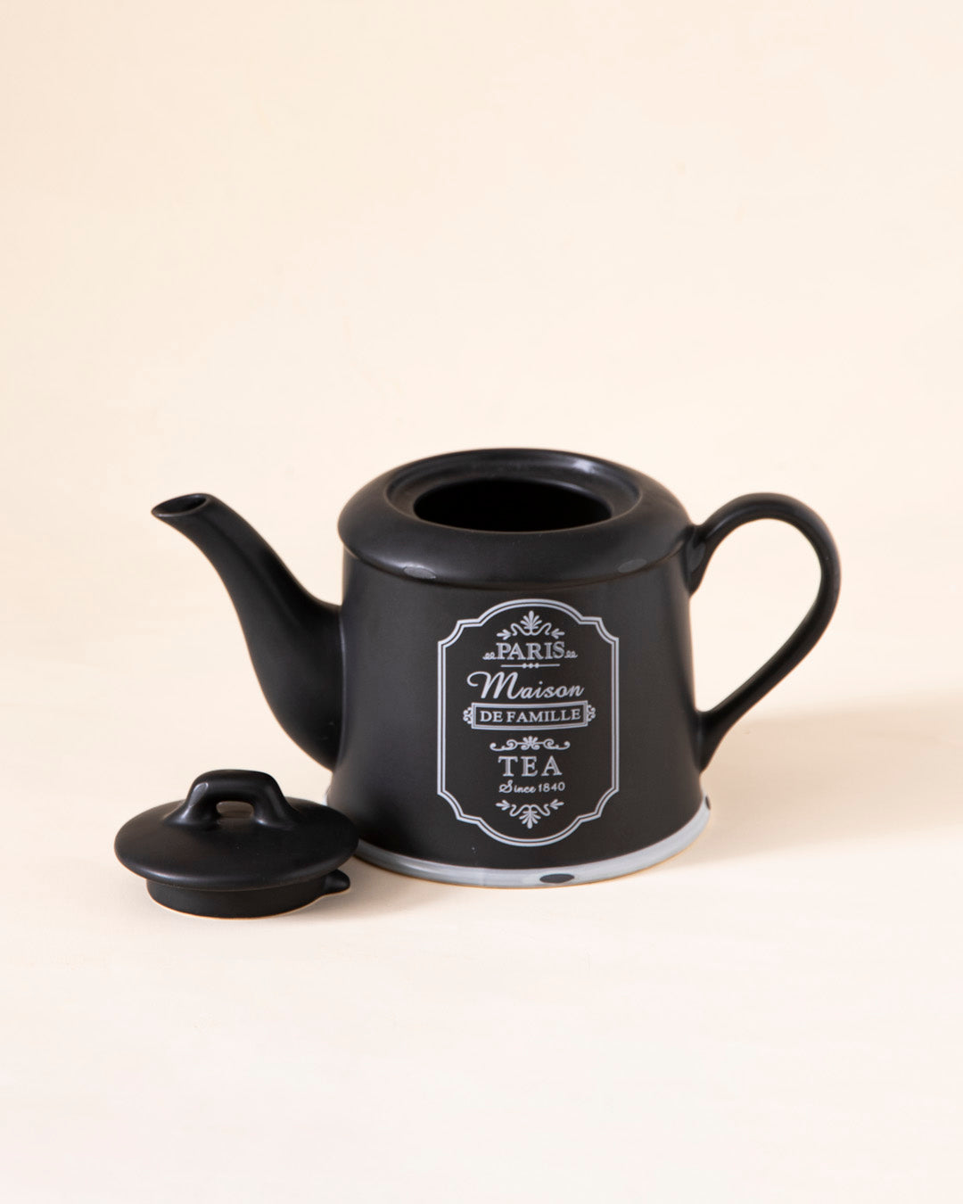 'Paris Maison De Famille' Ceramic Kettle