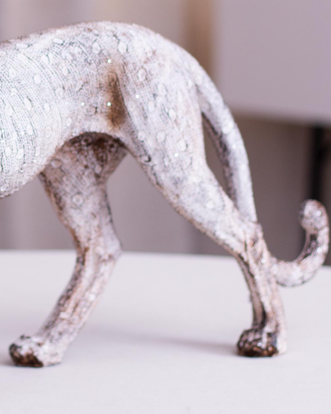 'Spots of Elegance' A Majestic Leopard Sculpture