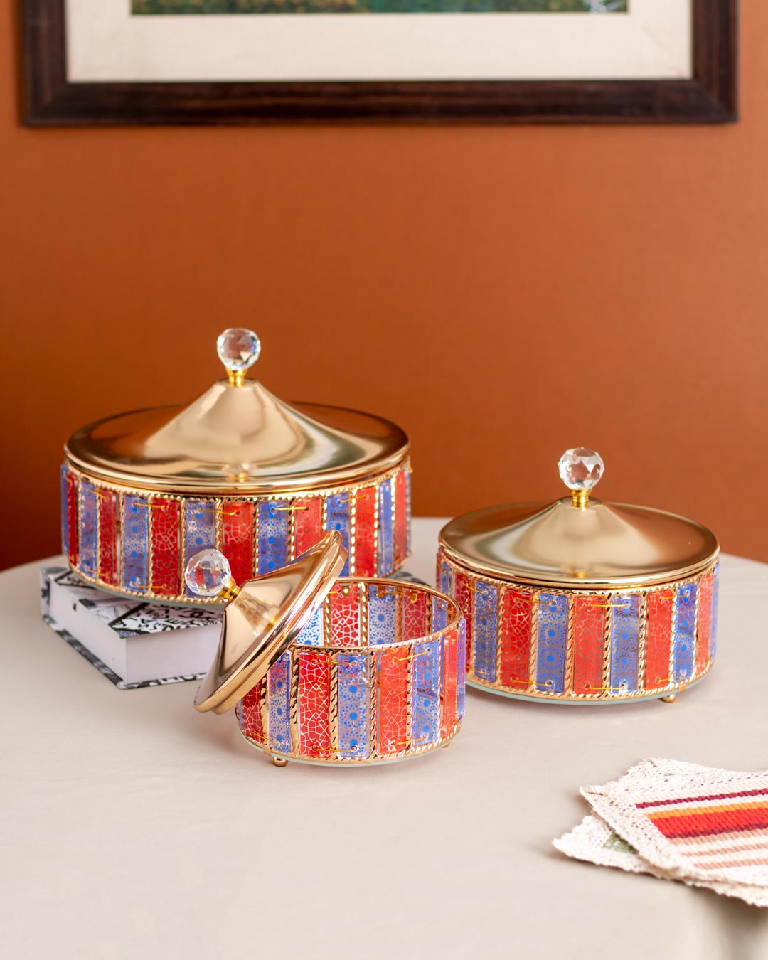 Efficiently Preserve Glass Storage Jar With Lid - Small