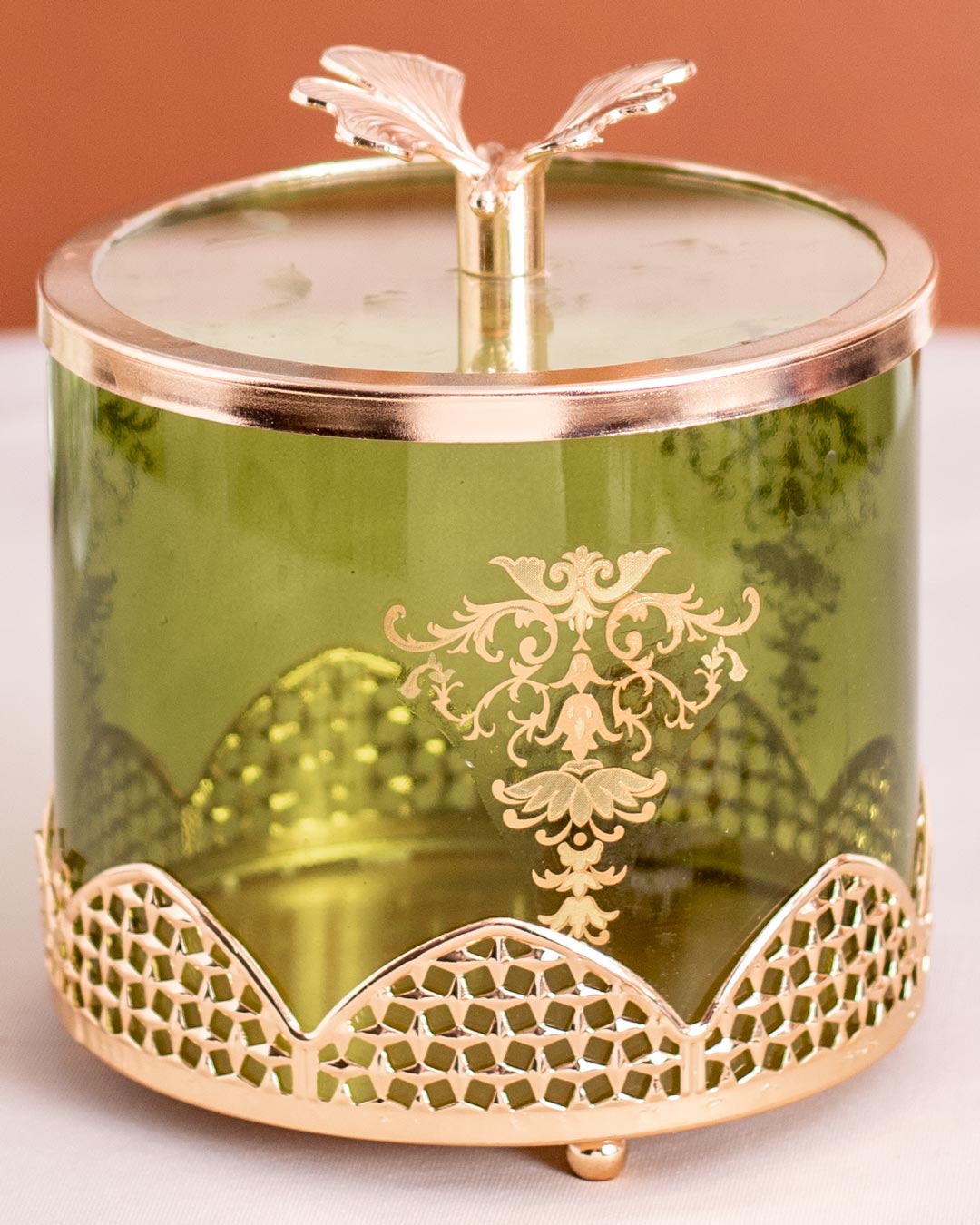 Classy Glass Storage Jar With Lid - Medium