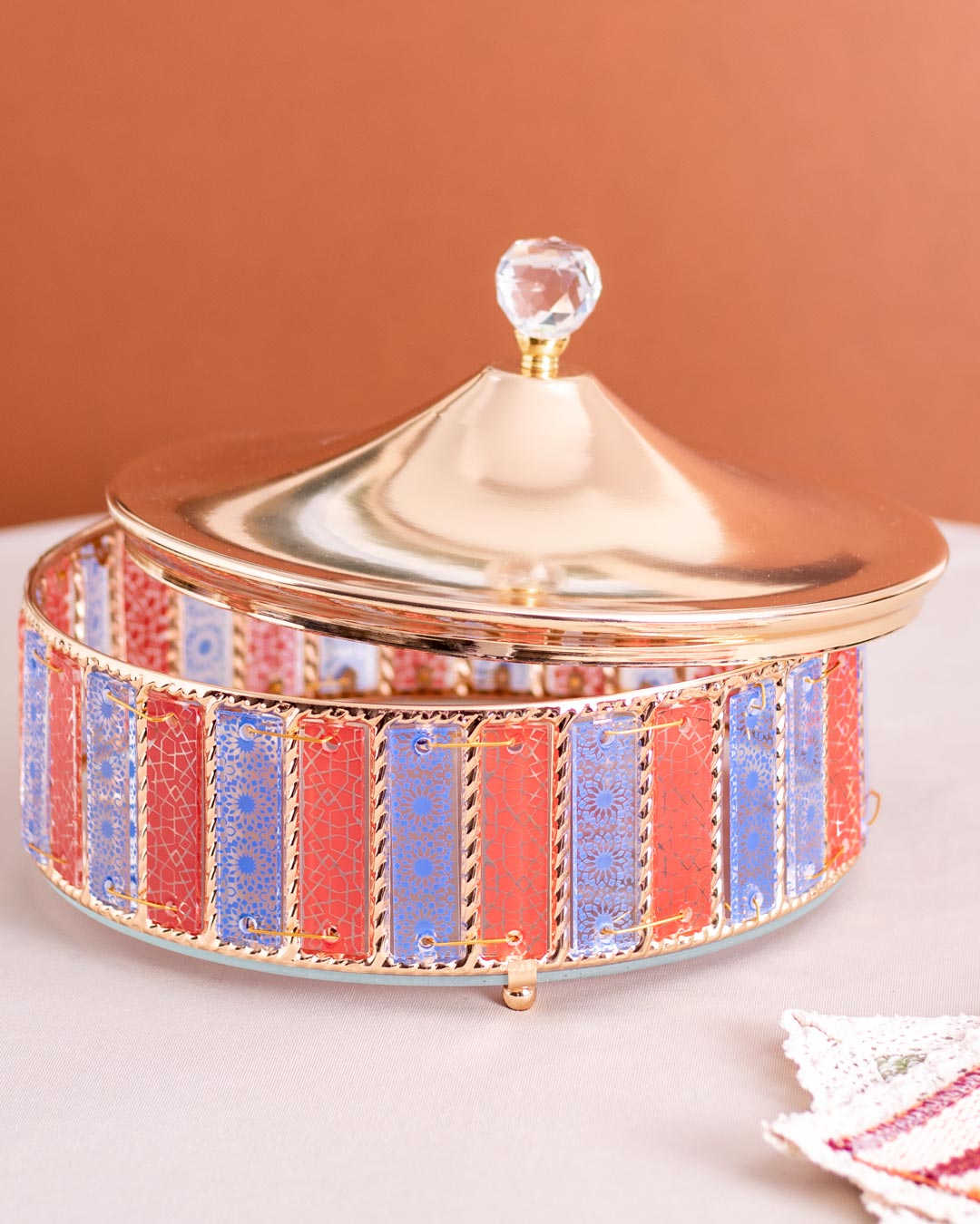 Efficiently Preserve Glass Storage Jar With Lid - Large