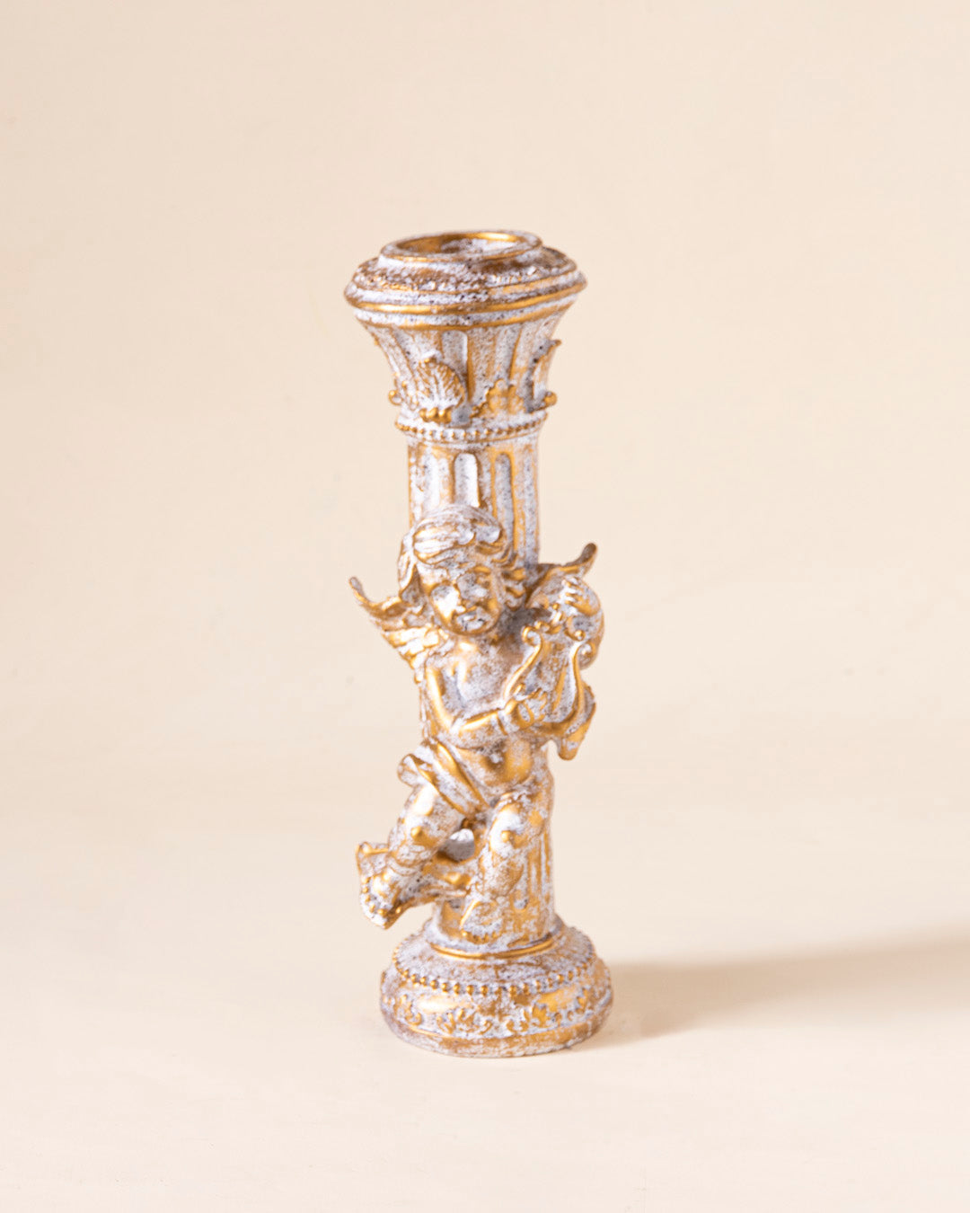 Adorable Angel Cherub Candle Stand