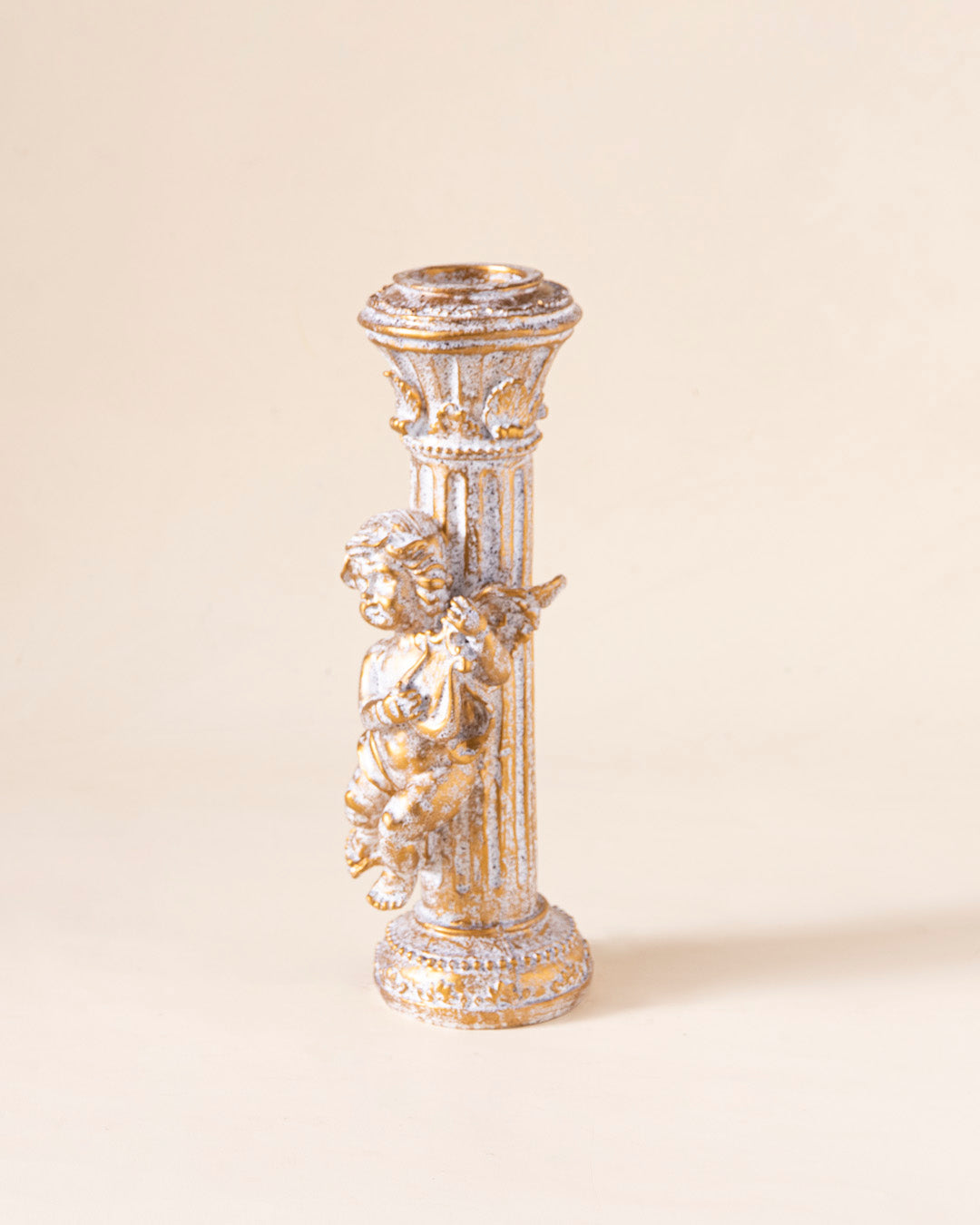 Adorable Angel Cherub Candle Stand