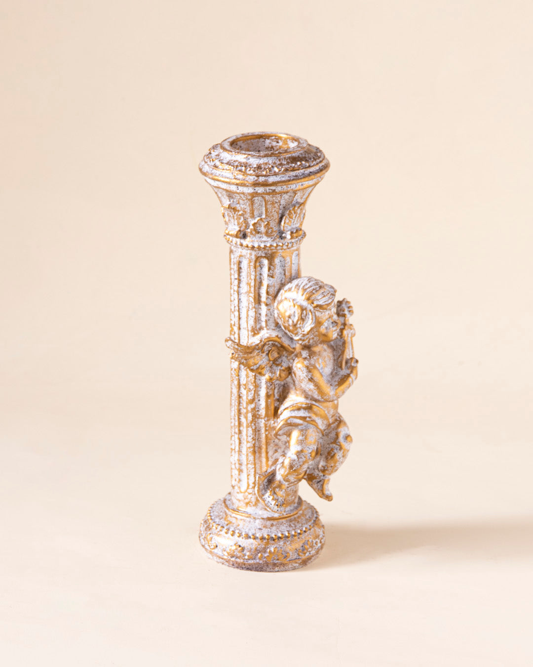 Adorable Angel Cherub Candle Stand