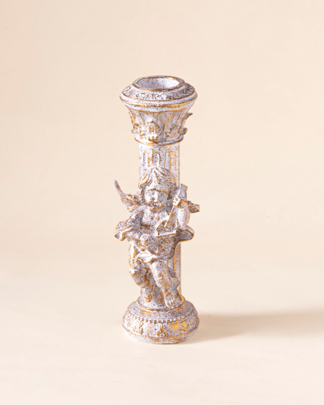 Adorable Angel Cherub Candle Stand