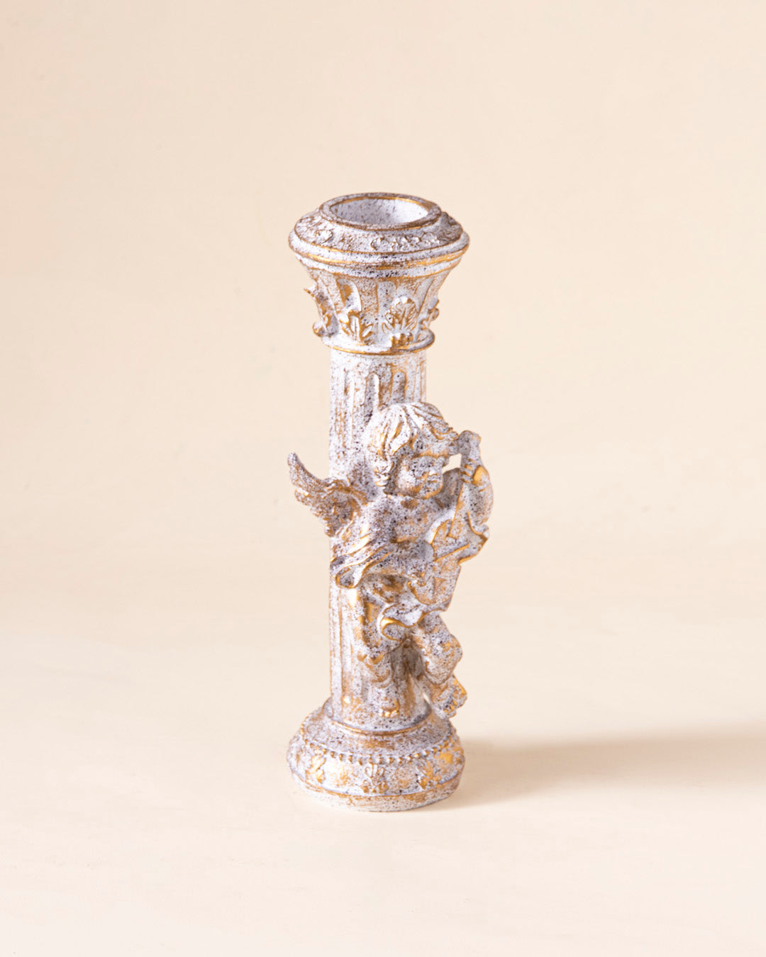 Adorable Angel Cherub Candle Stand