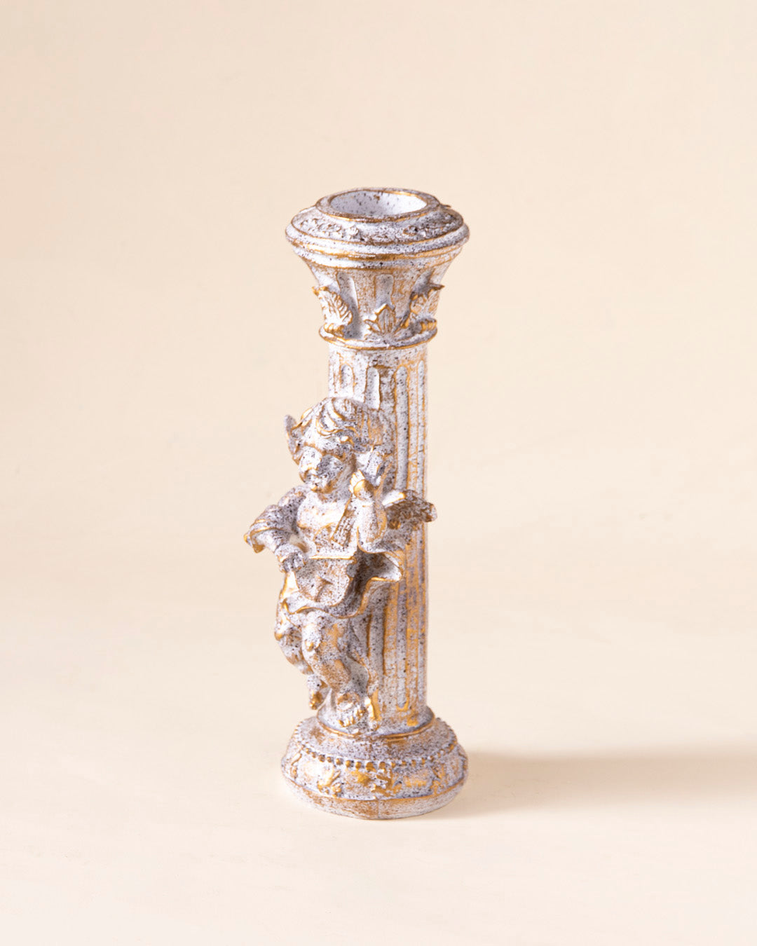 Adorable Angel Cherub Candle Stand