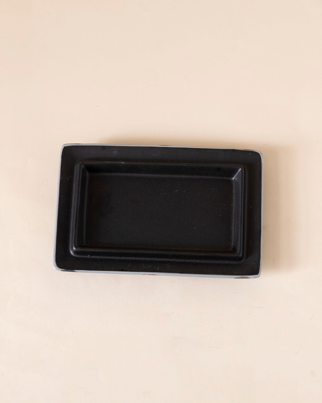 'Paris Maison De Famille' Butter Dish - Black