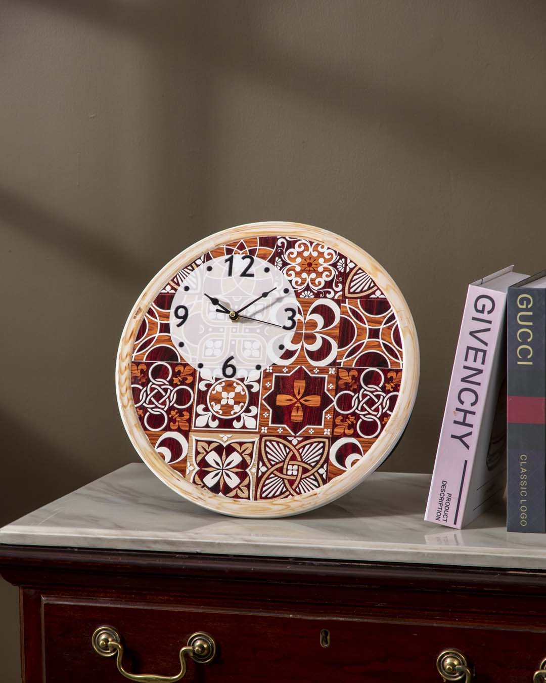 'Ticking Treasures' Decorative Table Clock