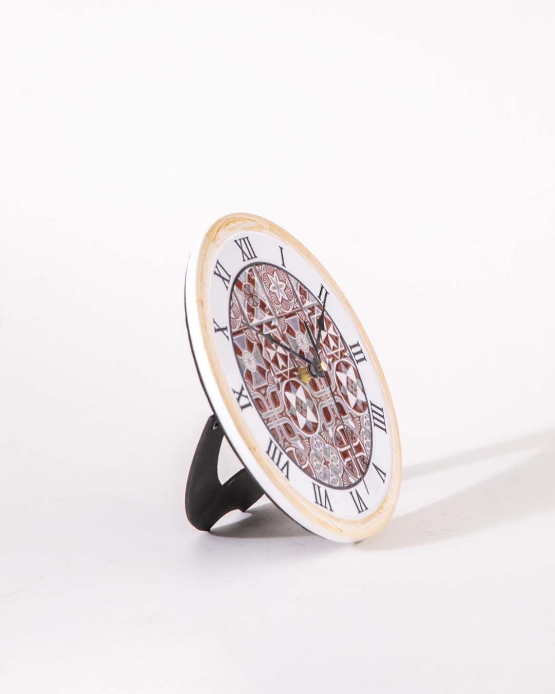 'Artfully Patterns' Decorative Table Clock