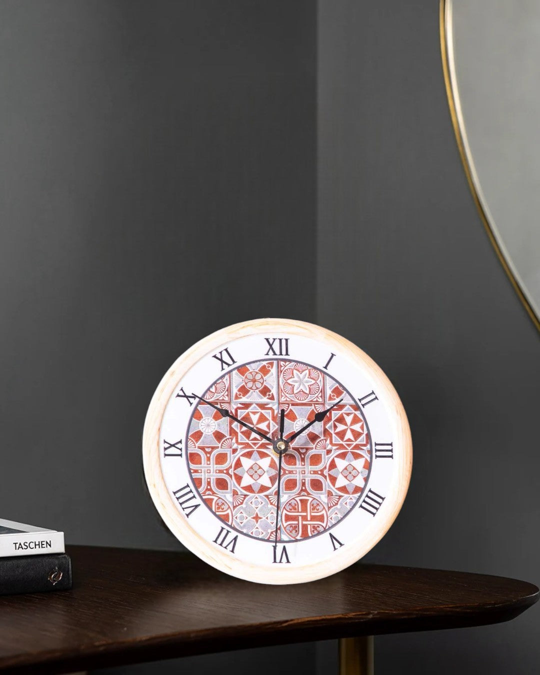 'Artfully Patterns' Decorative Table Clock