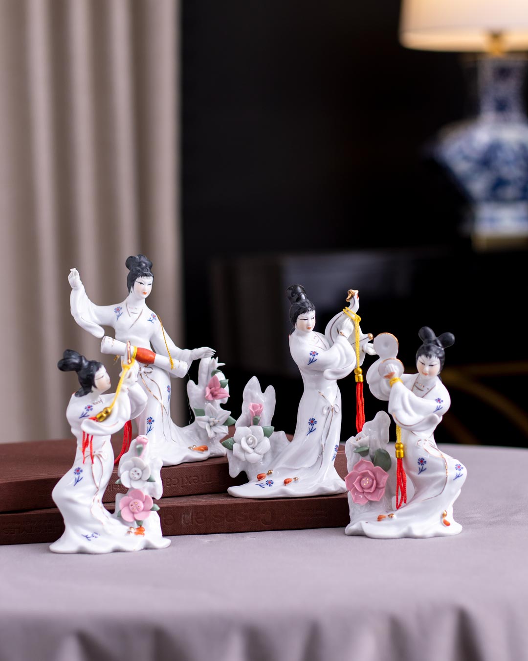 'Enigma' Fine Porcelain Figurine - Set of 4