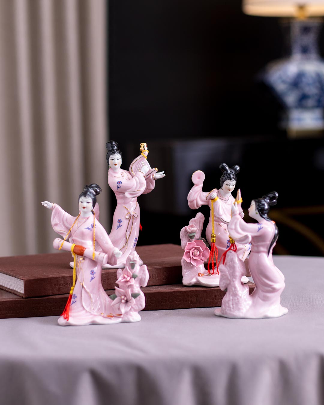 'Enigma' Fine Porcelain Figurine - Set of 4