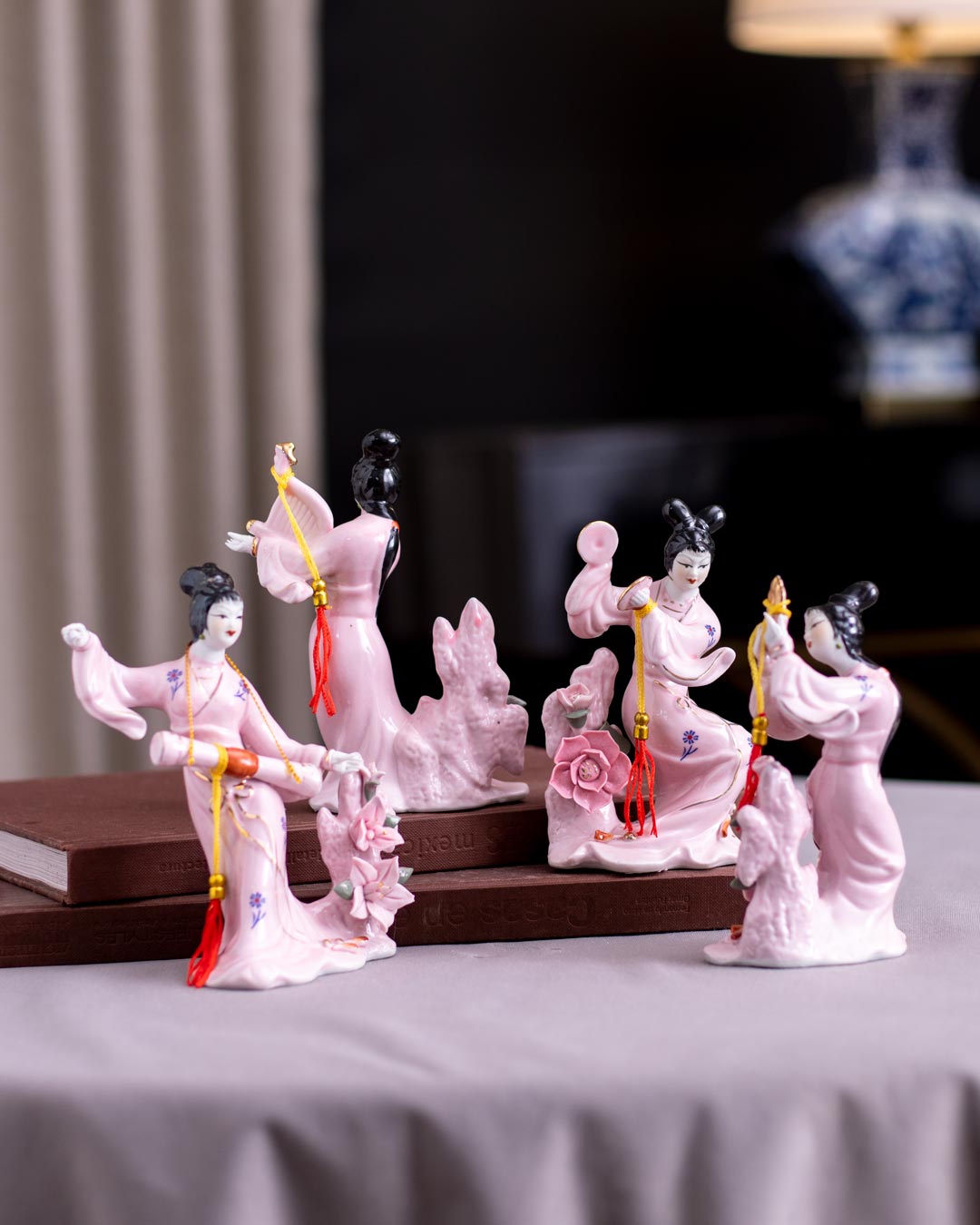 'Enigma' Fine Porcelain Figurine - Set of 4