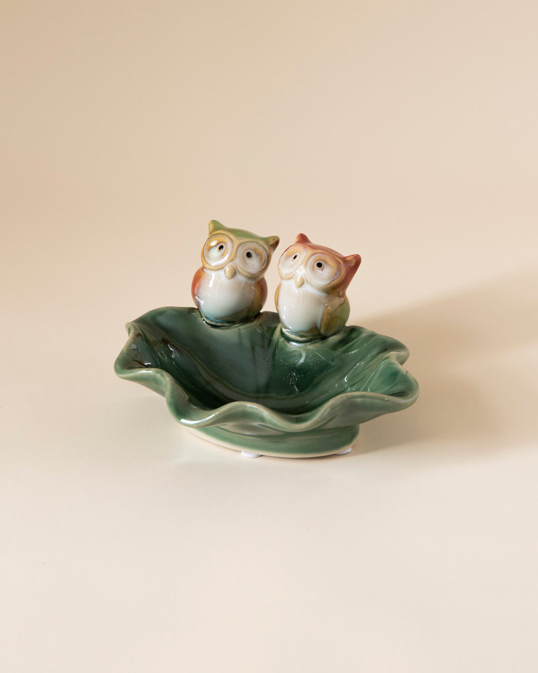 Duo Owl Leaf Mini Platter