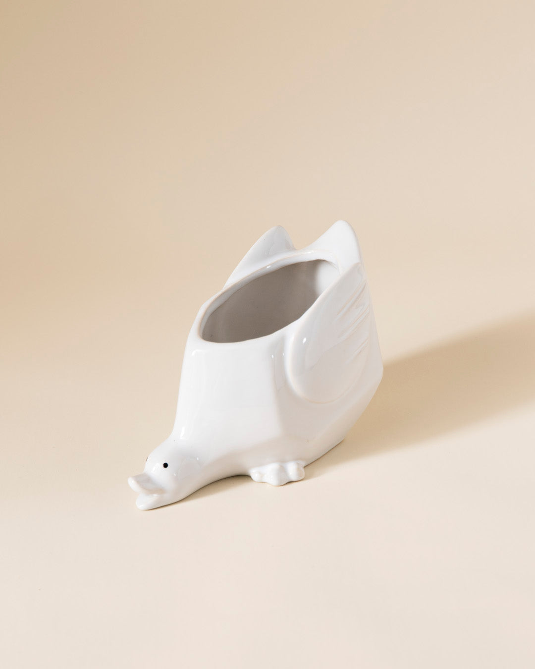 Playful Duck Ceramic Vase