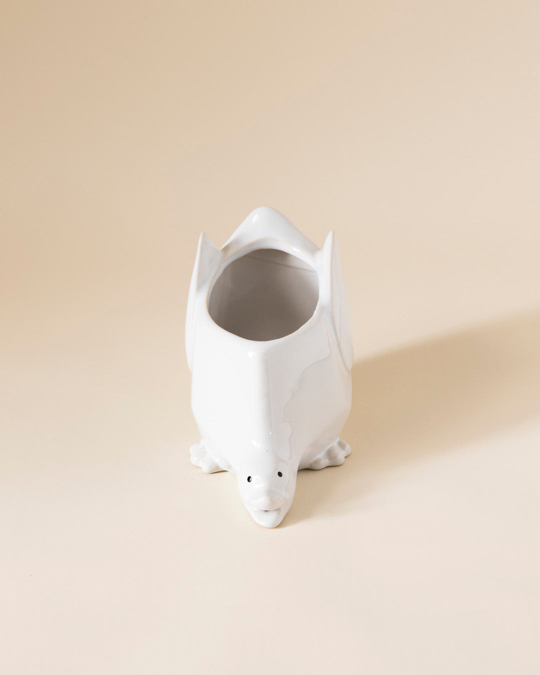 Playful Duck Ceramic Vase