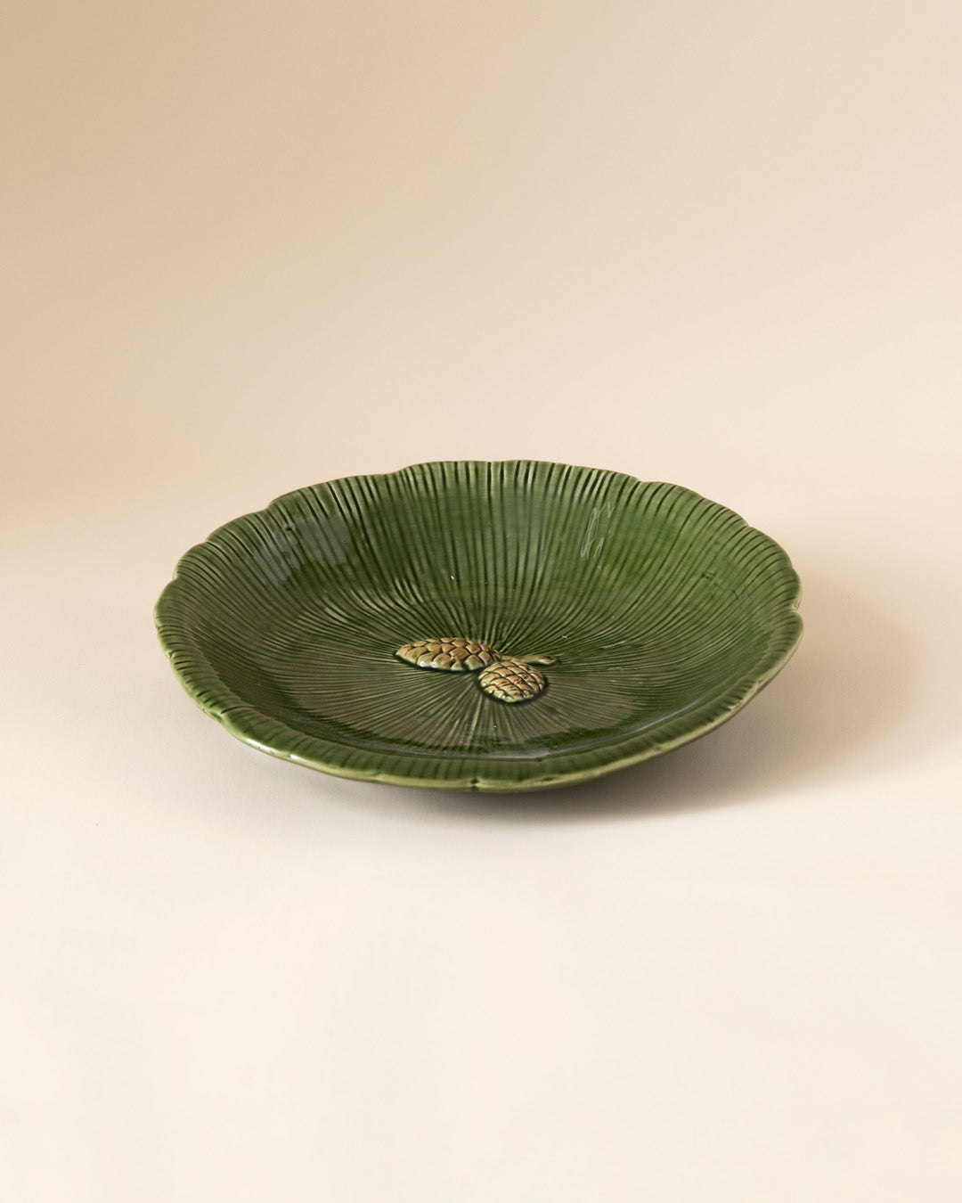 Pinecone Leaf Ceramic Decorative Bowl