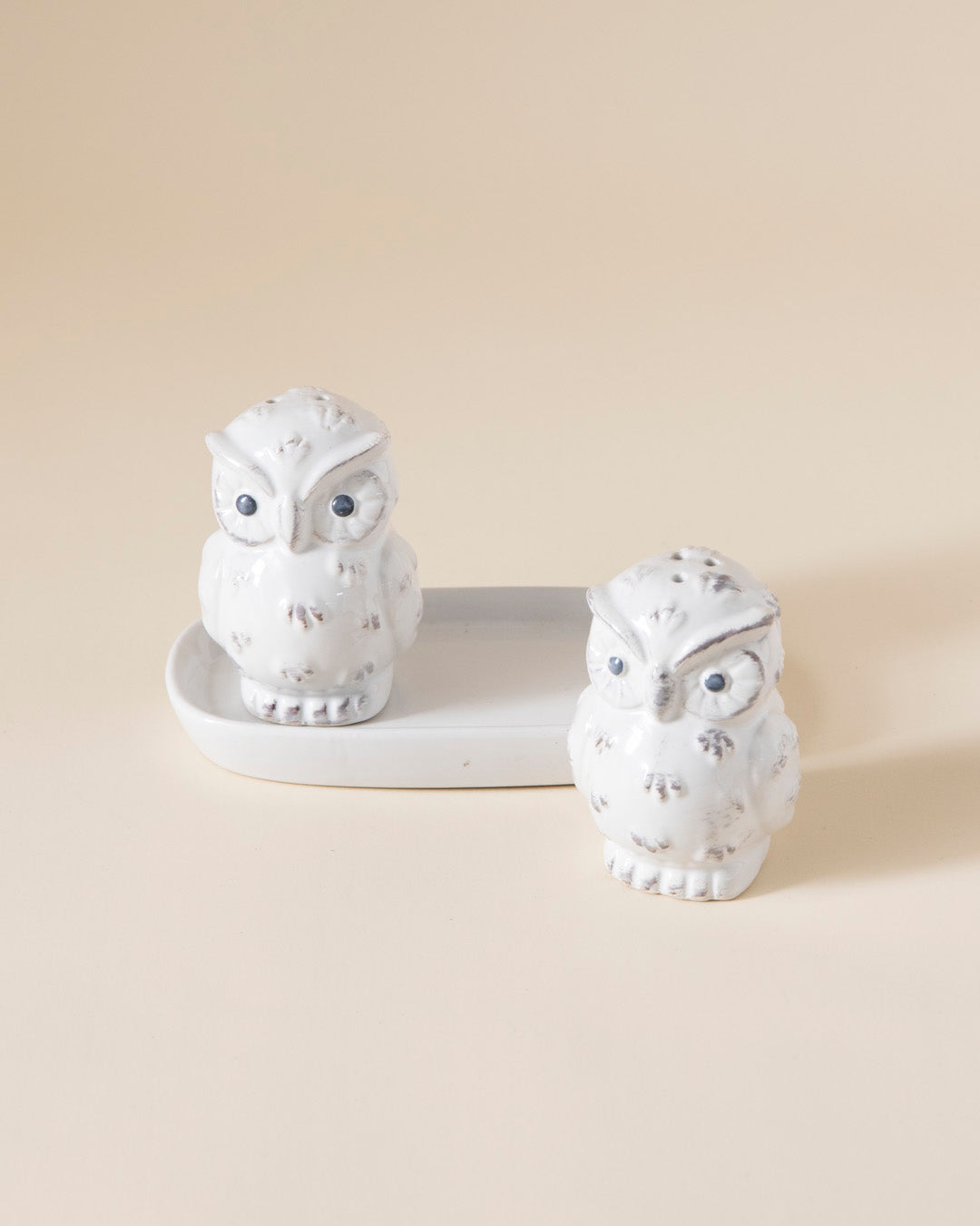 Bird Salt & Pepper Shaker Set - White