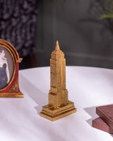 Empire State Building Sculpture - Gold - The Decor Kart