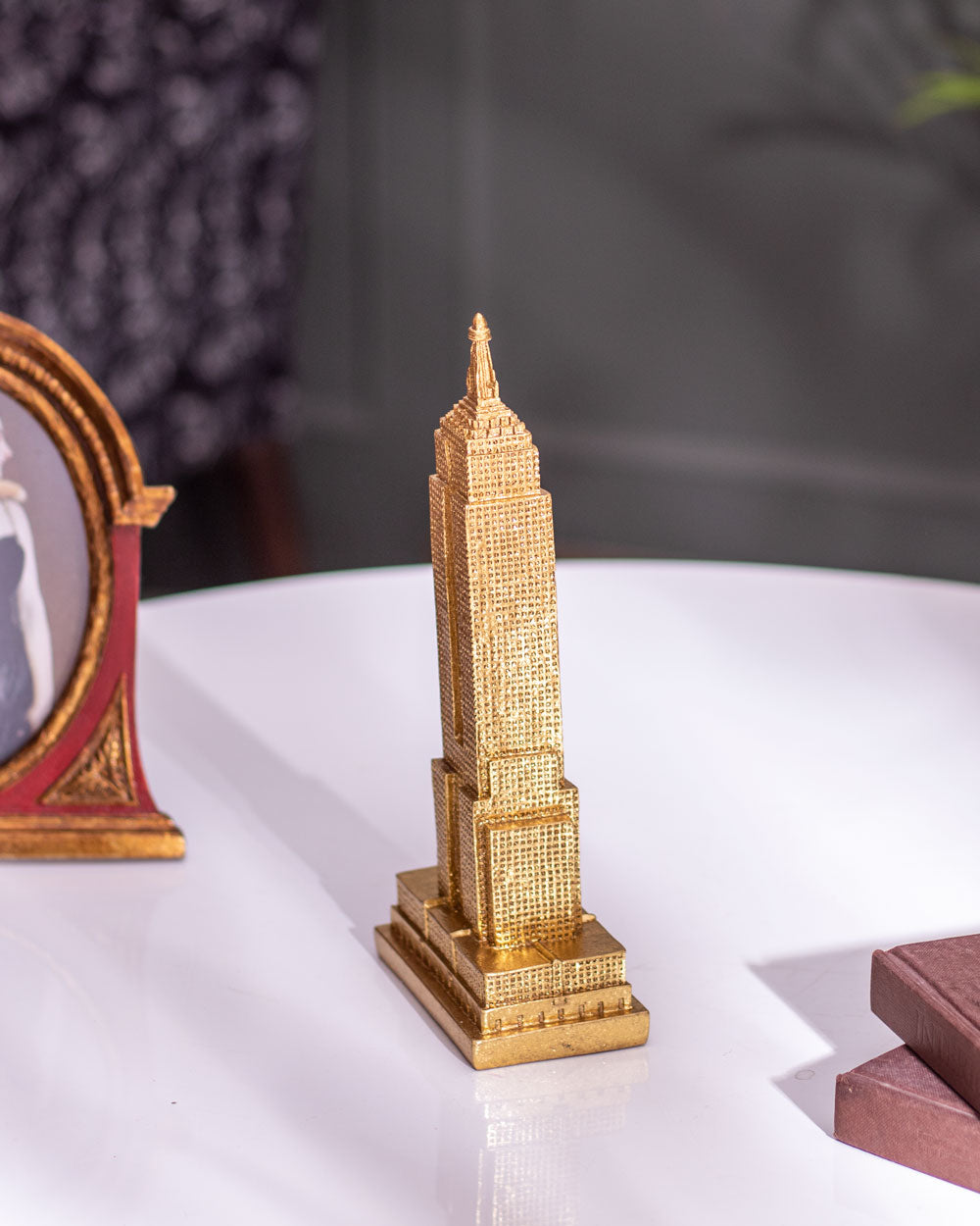 Empire State Building Sculpture - Gold - The Decor Kart