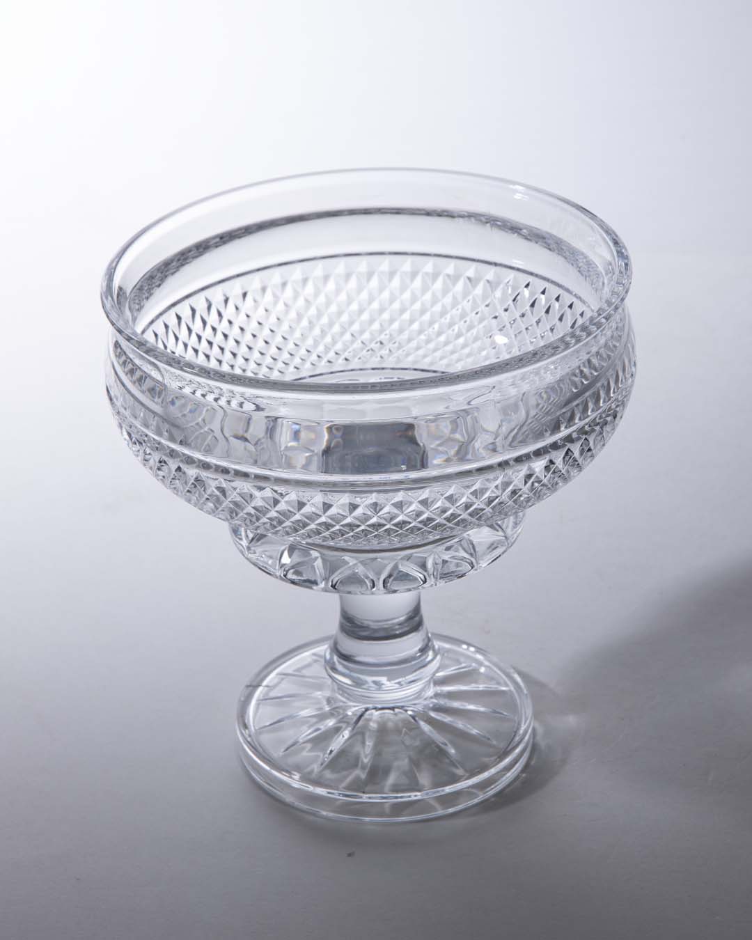 Footed Crystal Fruit Bowl - Small - The Decor Kart