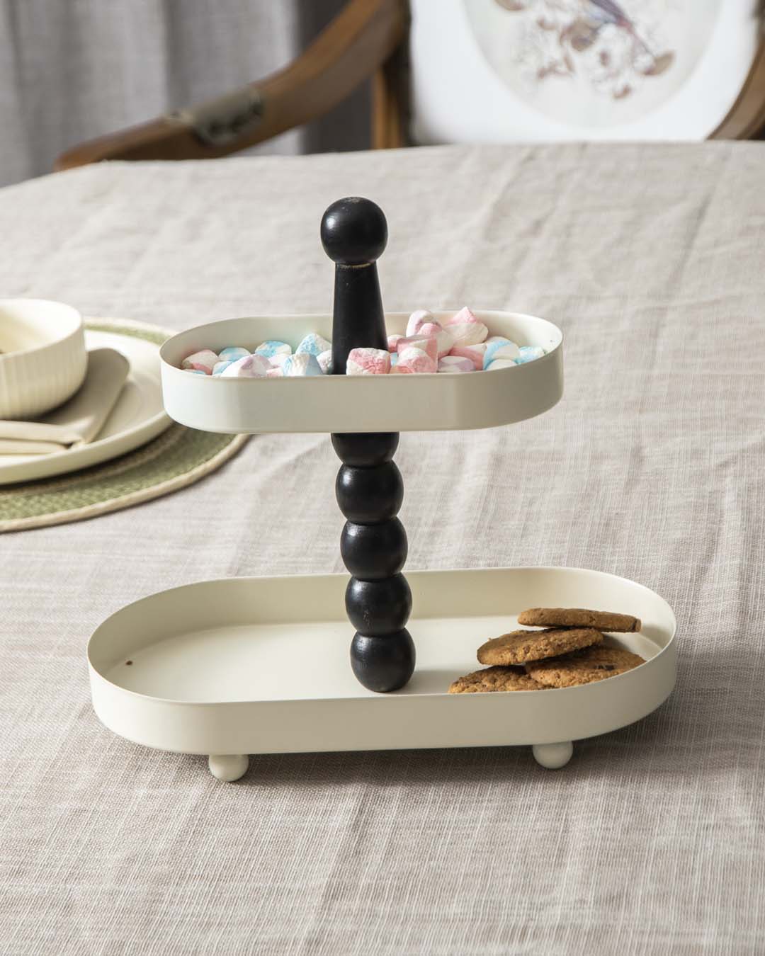 'Entrada' 2 Tier Cake Stand - The Decor Kart