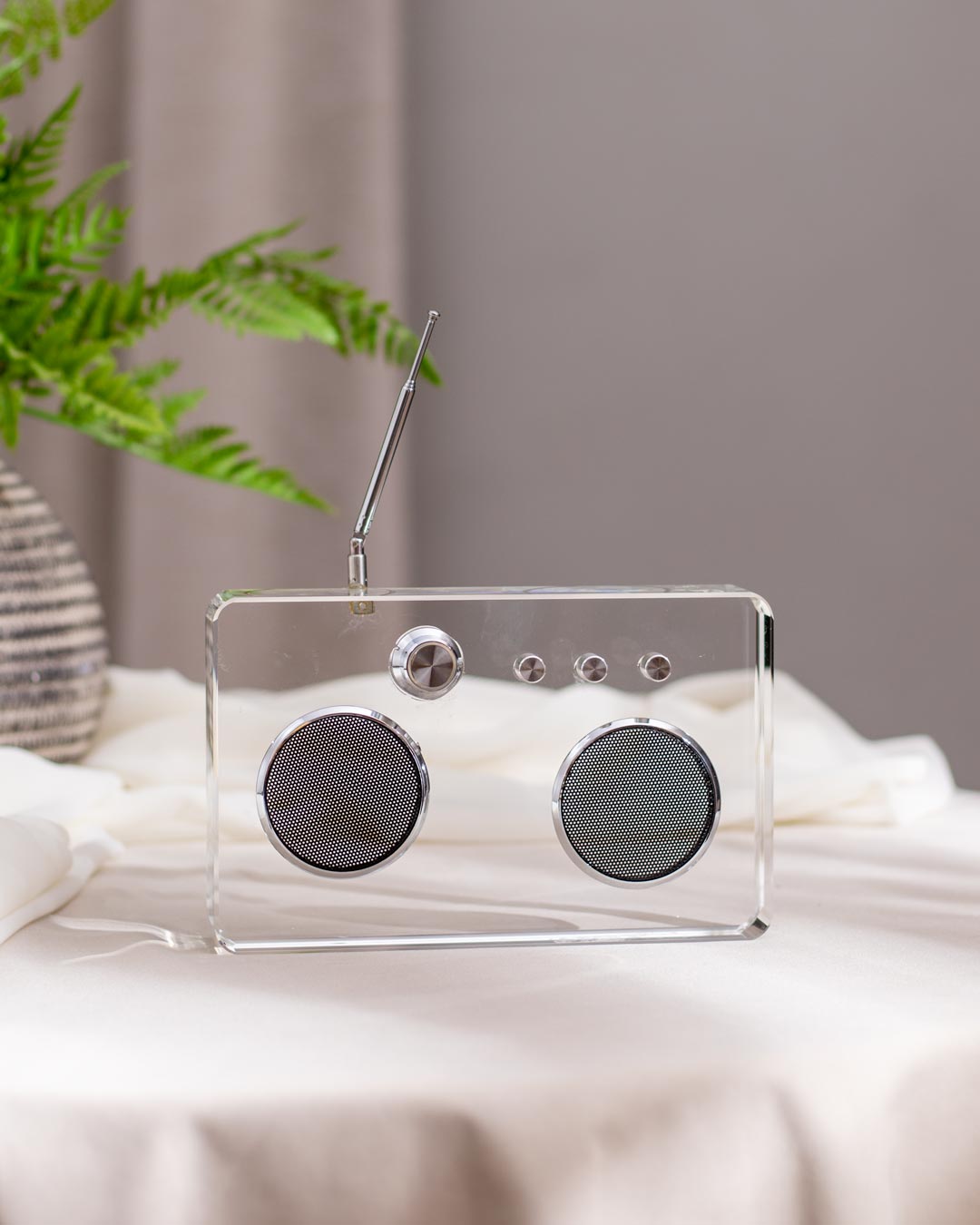 Crystal Vintage Radio Table Top