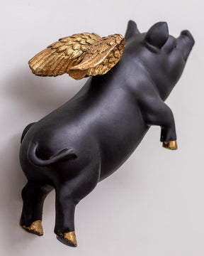'When Pig's Fly' Wall Mounted Sculpture