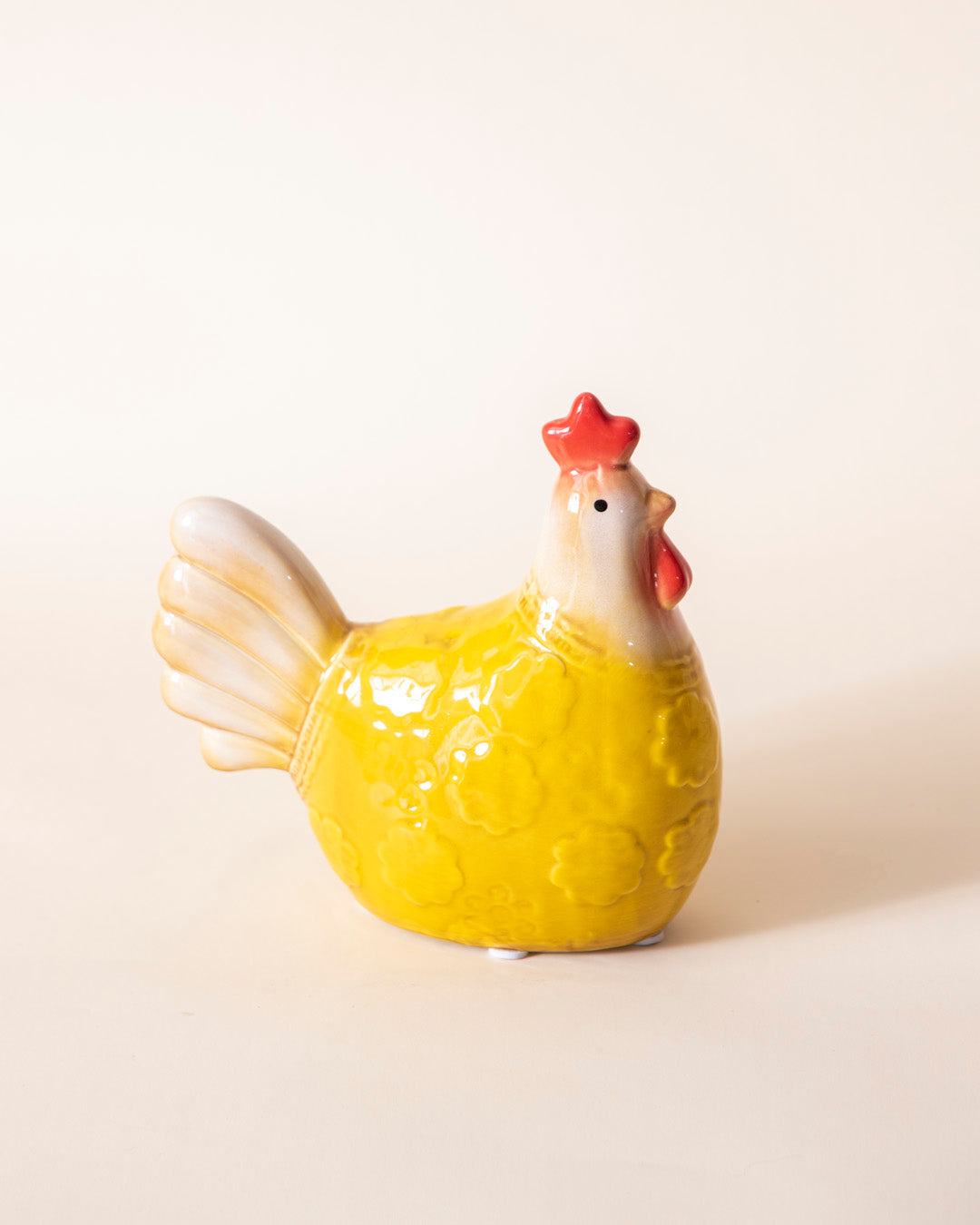 Charming Country Rooster Pair Figurine