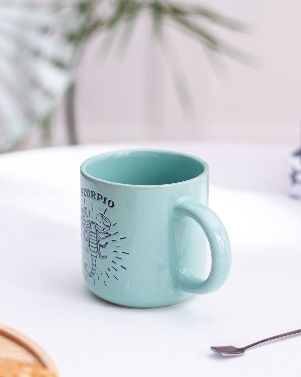 Scorpio Zodiac Mug - Turquoise - The Decor Kart