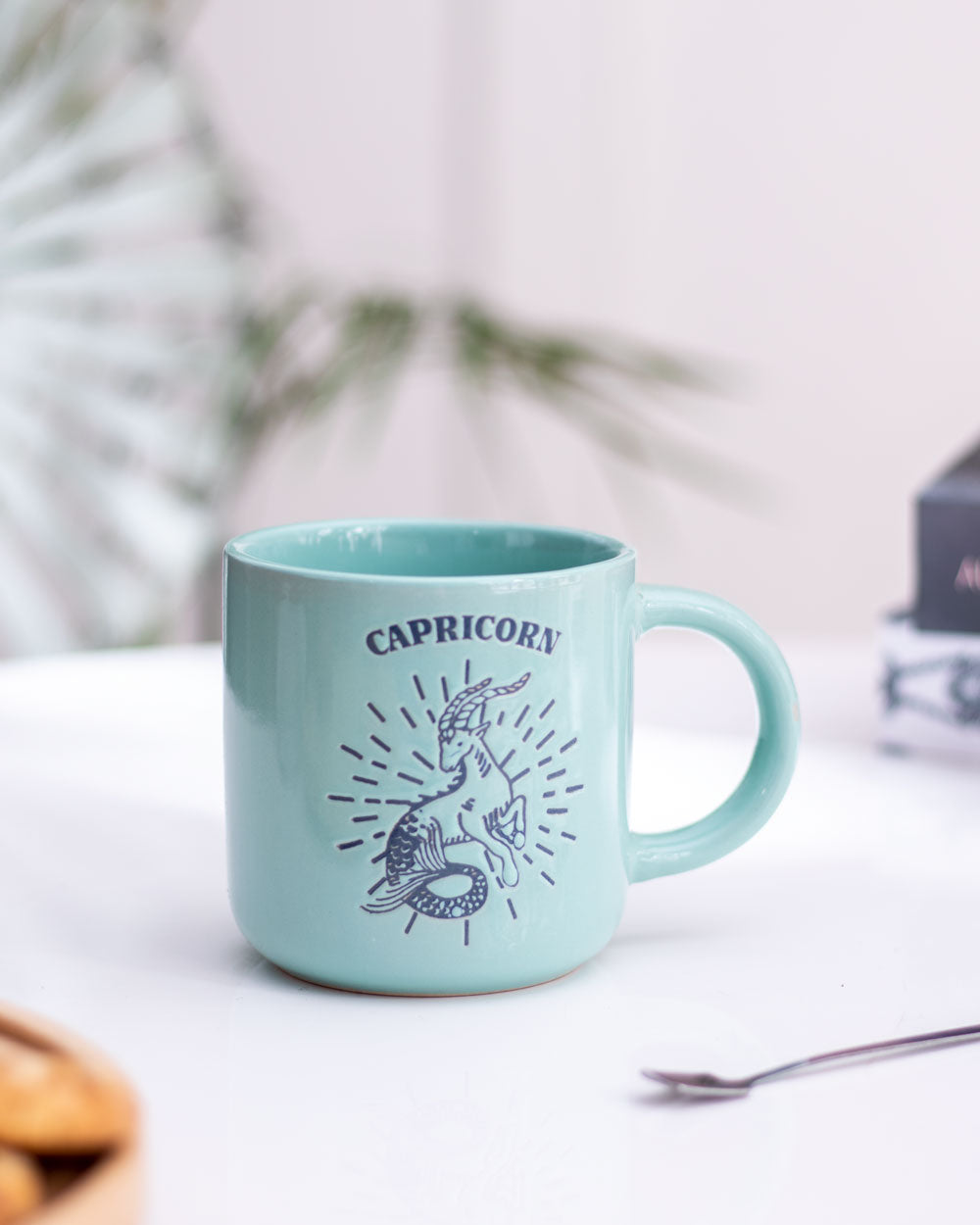 Capricorn Zodiac Mug Turquoise