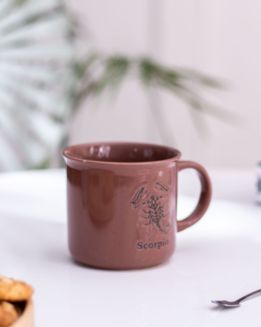 Scorpio Zodiac Mug - Brown - The Decor Kart