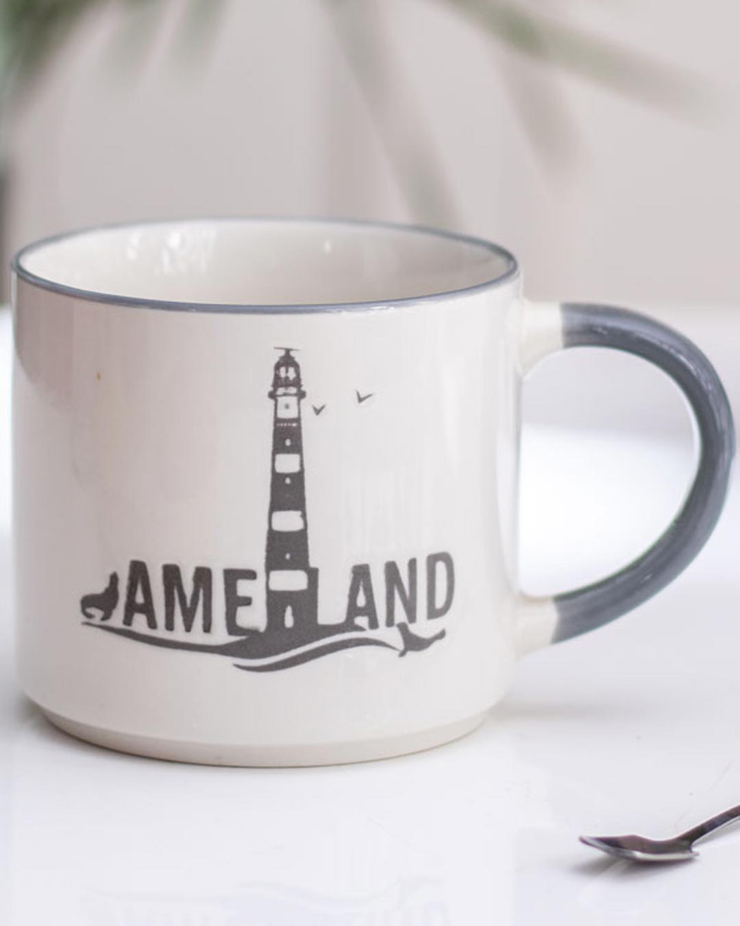 'Ameland' Coffee Mug - Grey - The Decor Kart