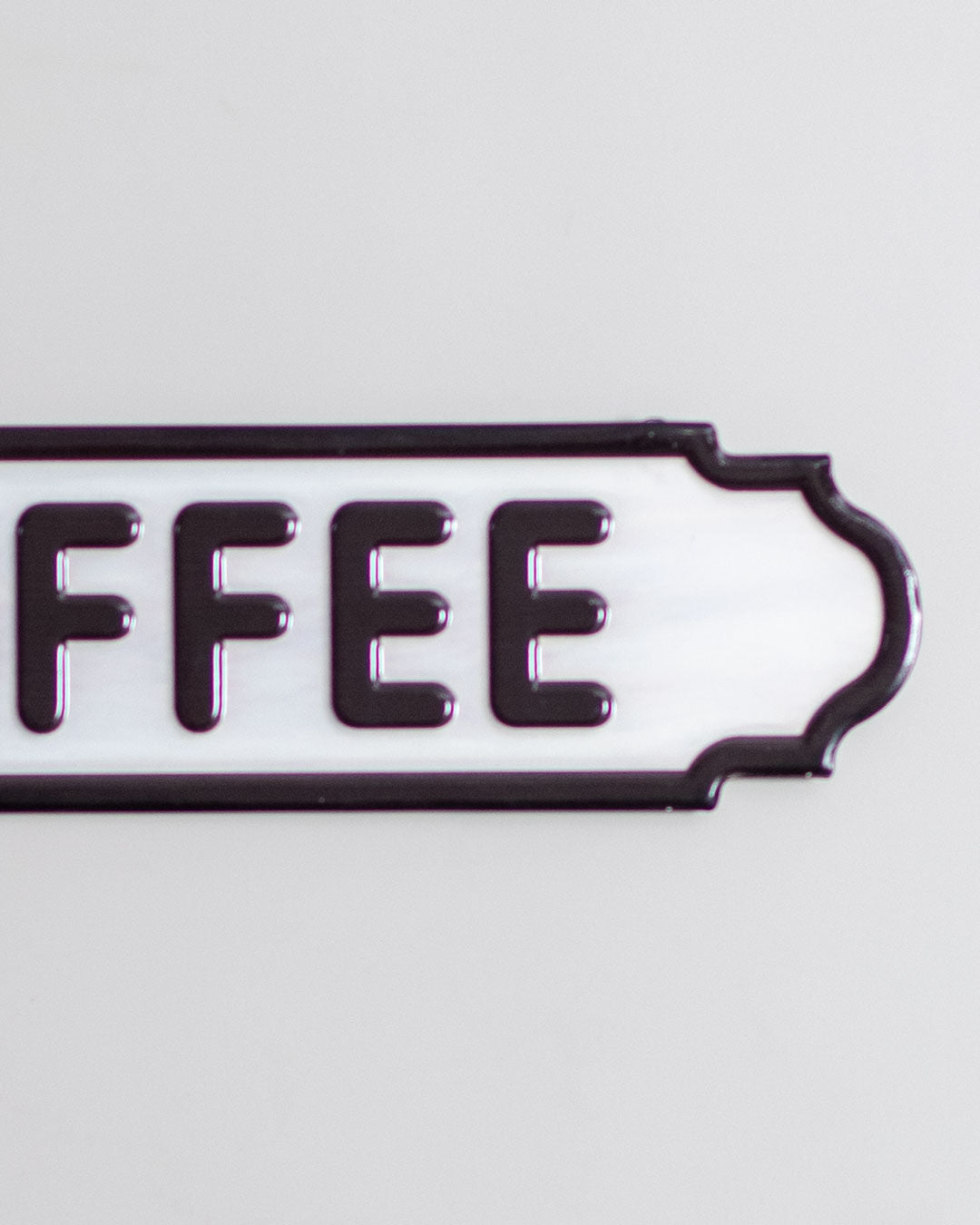 'Coffee' Tin Bar Sign - The Decor Kart