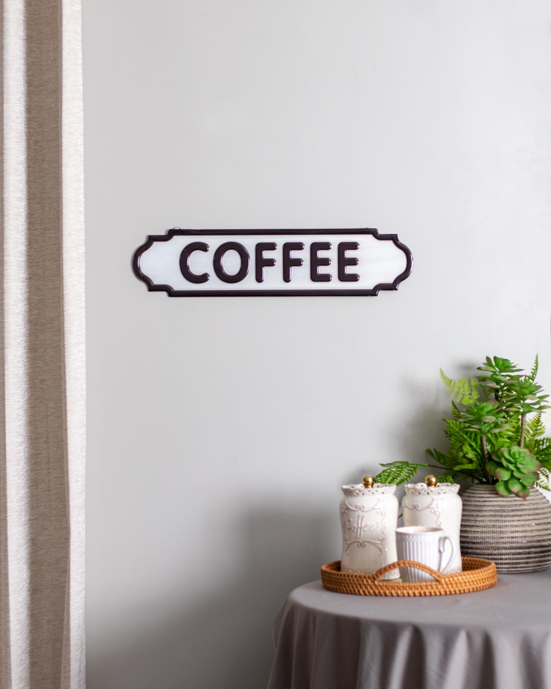 'Coffee' Tin Bar Sign - The Decor Kart