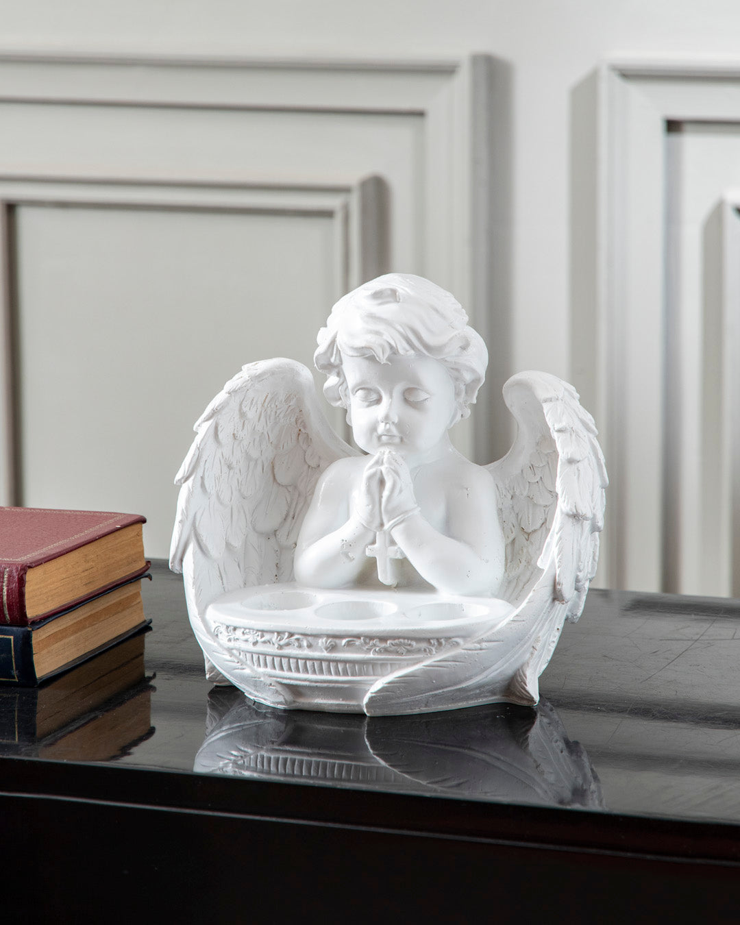Adorable Angel Cherub Candle Stand