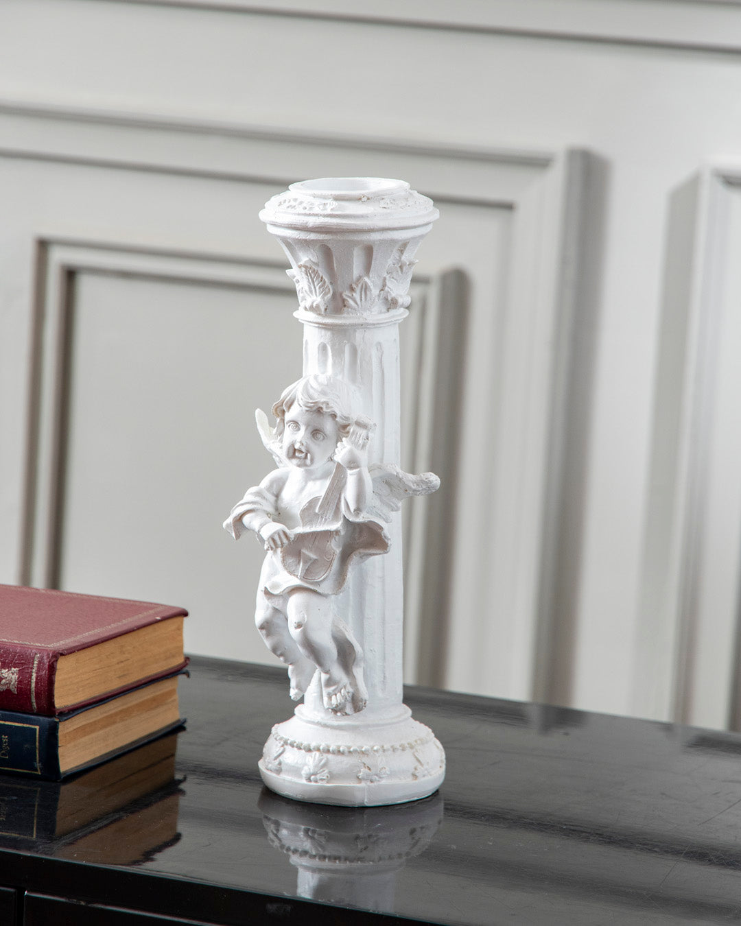 Adorable Angel Cherub Candle Stand