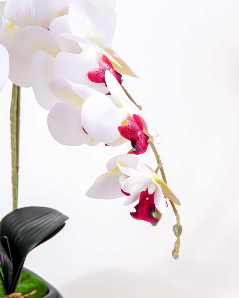 White Orchid Artificial Flower Arrangement