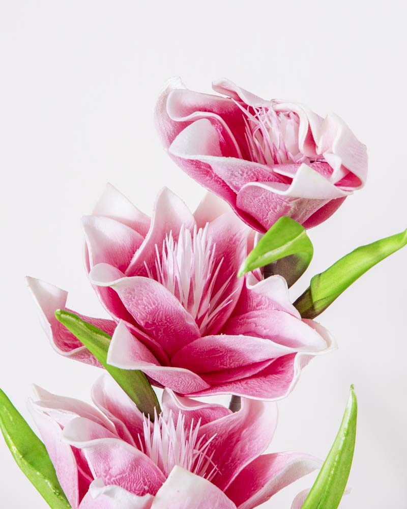 Pink Tulip Artificial Flower Arrangement