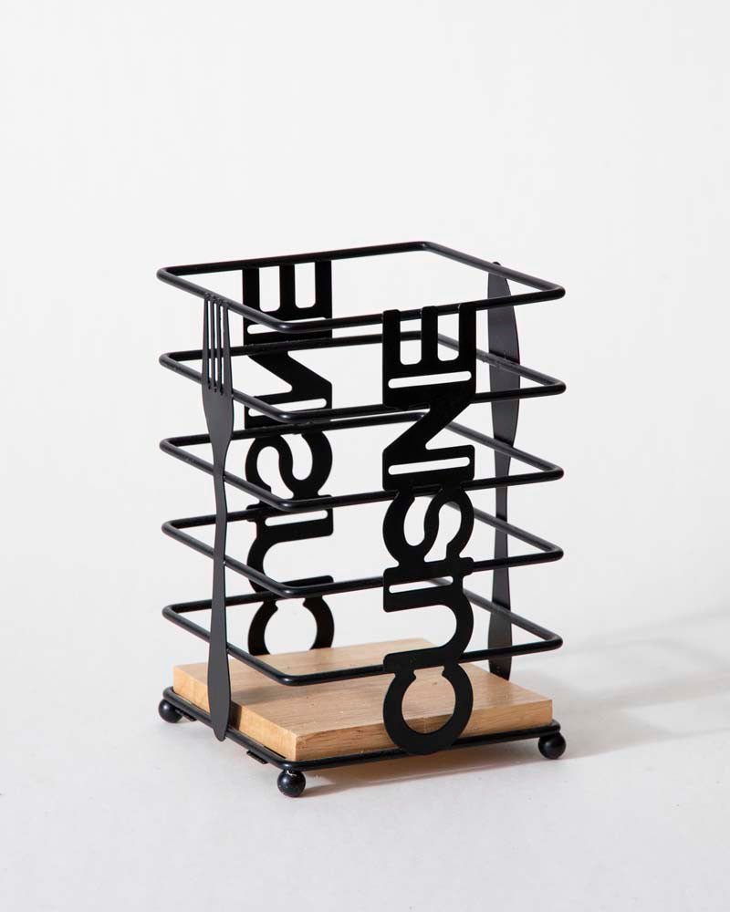 'Cuisine' Square Cutlery Stand