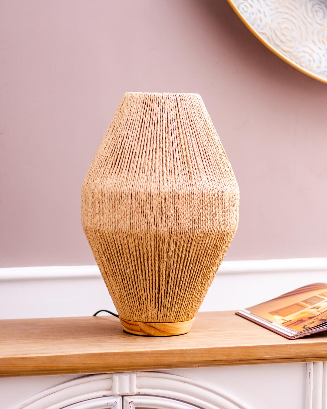 Cordulle Scandinavian Ambient Lamp - Light Wood - The Decor Kart