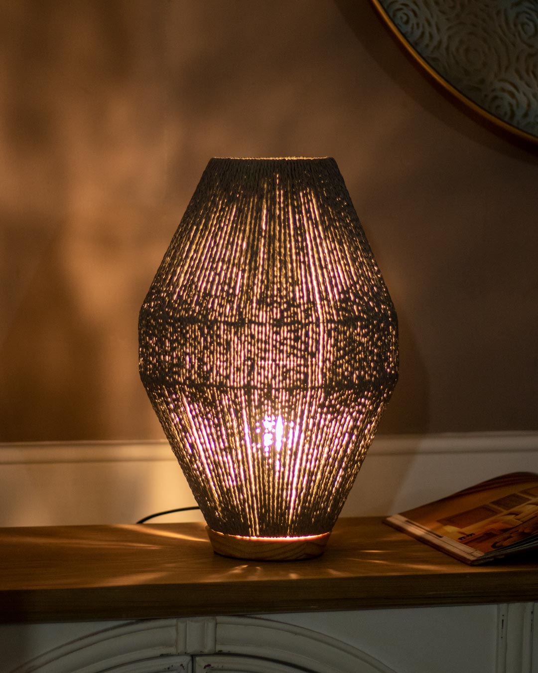 Cordulle Scandinavian Ambient Lamp - Grey - The Decor Kart