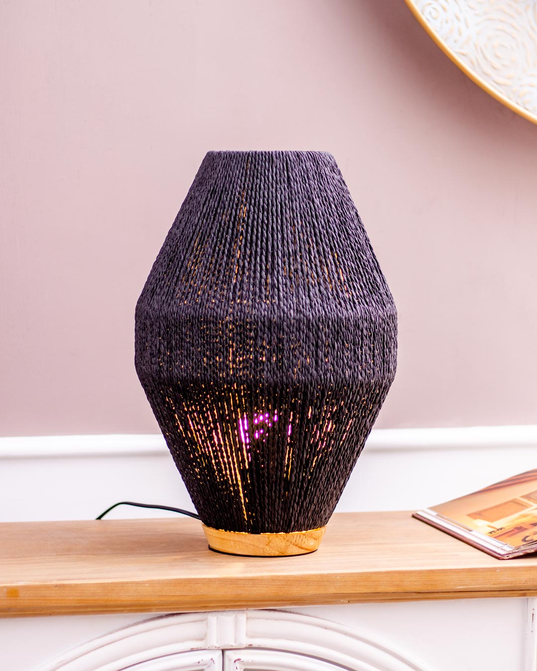 Cordulle Scandinavian Ambient Lamp - Black - The Decor Kart