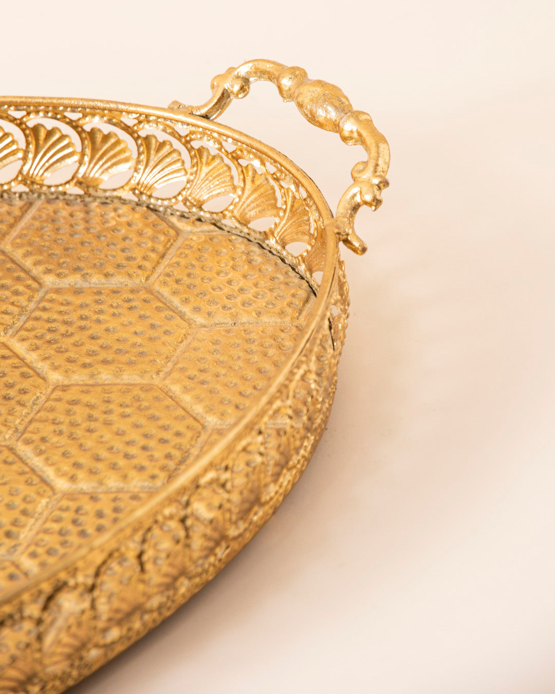 Oval Honeycomb Serving Tray - Small
