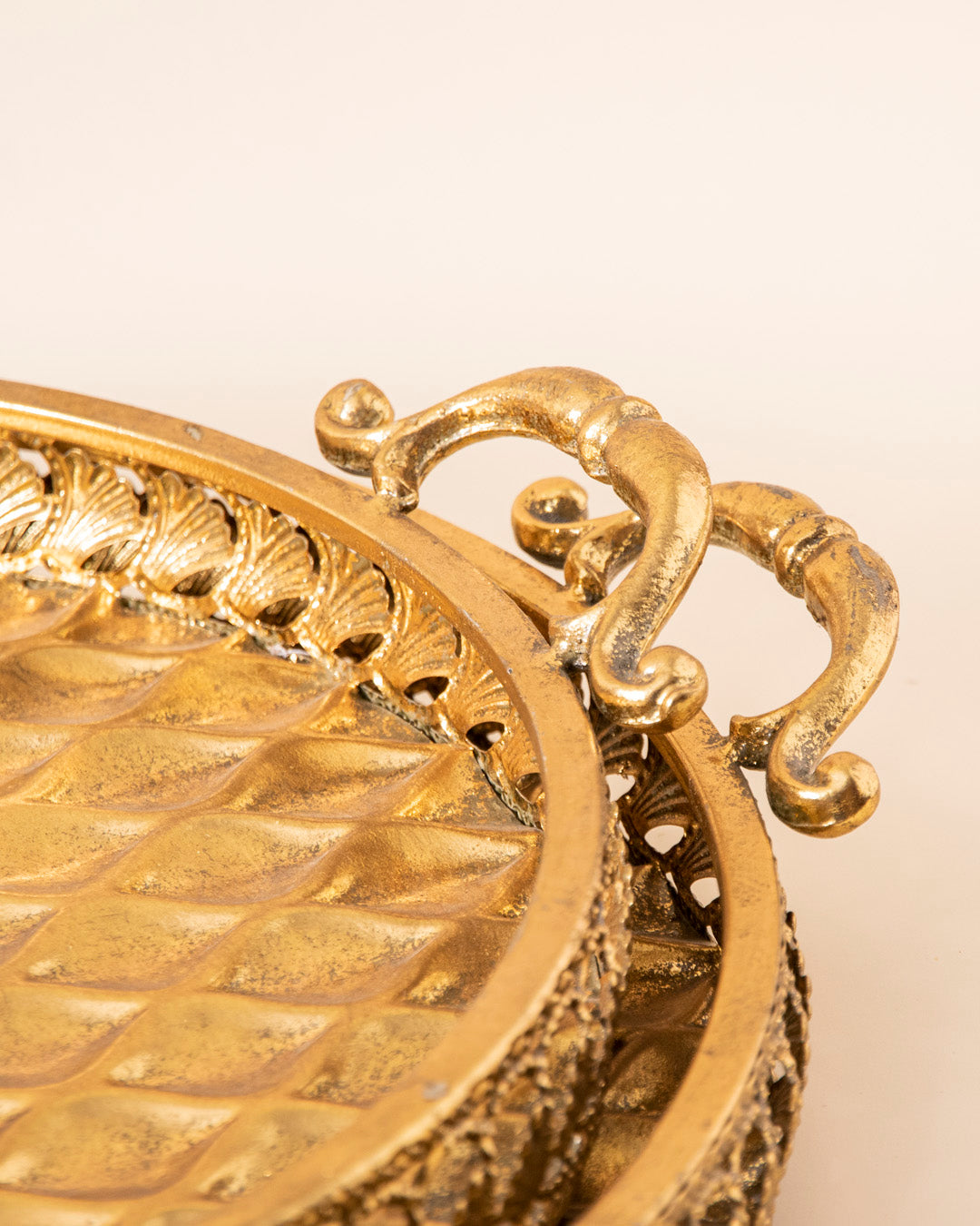 Gold Baroque Serving Tray - Large