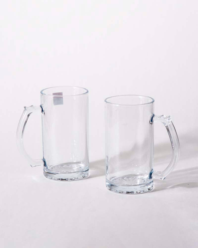 Sleek Cylindro Beer Mugs - Set of 2